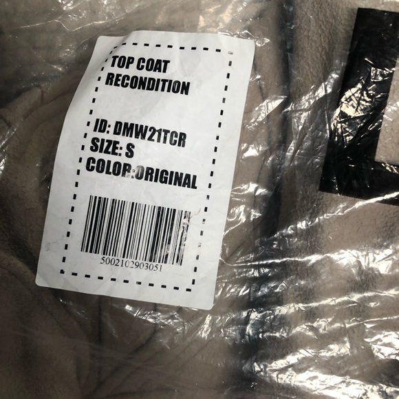 DEMOBAZA Top Coat Recondition Mens Small BRAND NEW Waxed Wool NIB - Picture 15 of 16